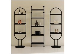 Стійка острів для взуття, сумок, прикрас "Black Boutique" (550х400х1750мм)